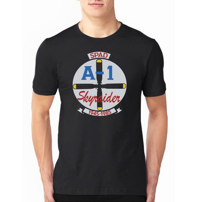 A-1 SKYRAIDER 'SPAD' PATCH T-Shirt - Mach 5