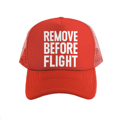 REMOVE BEFORE FLIGHT Trucker Cap - Mach 5