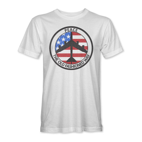 B-52 STRATOFORTRESS 'PEACE THE OLD FASHIONED WAY' T-Shirt - Mach 5