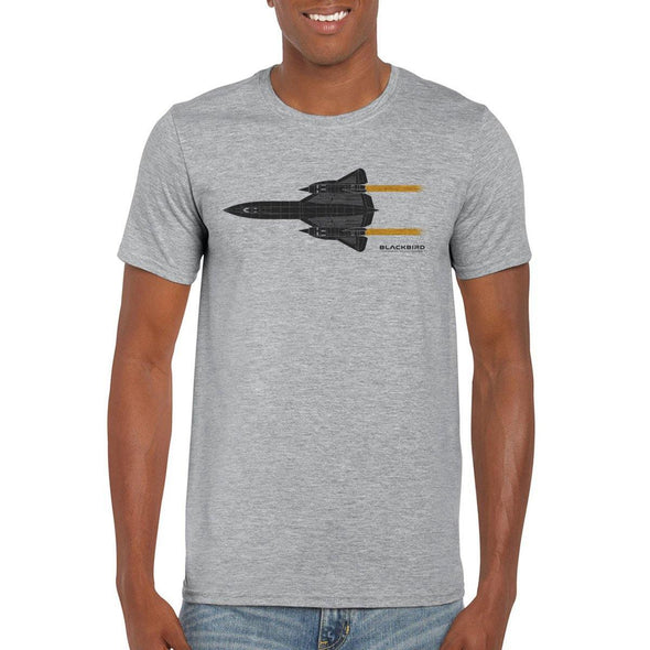 LOCKHEED SR-71 BLACKBIRD T-Shirt - Mach 5