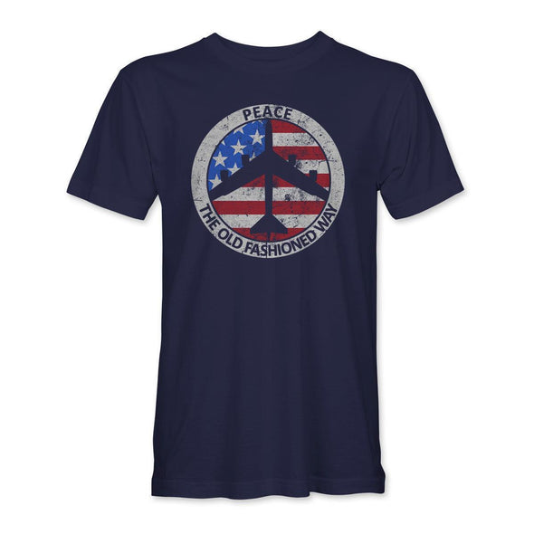 B-52 STRATOFORTRESS 'PEACE THE OLD FASHIONED WAY' T-Shirt - Mach 5
