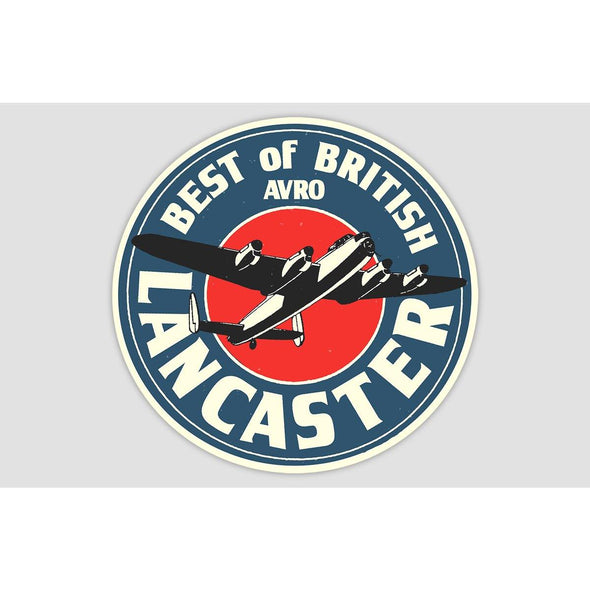 AVRO LANCASTER 'BEST of BRITISH' Sticker - Mach 5