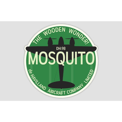 DH.98 MOSQUITO 'THE WOODEN WONDER!' Sticker - Mach 5