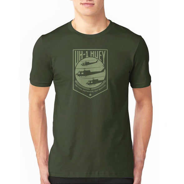 UH-1 HUEY 'ANYTIME ANYWHERE ANY MISSION' T-Shirt - Mach 5