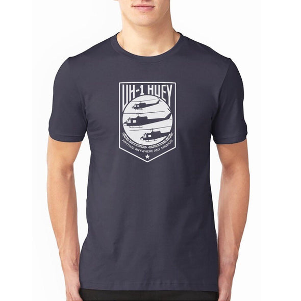 UH-1 HUEY 'ANYTIME ANYWHERE ANY MISSION' T-Shirt - Mach 5