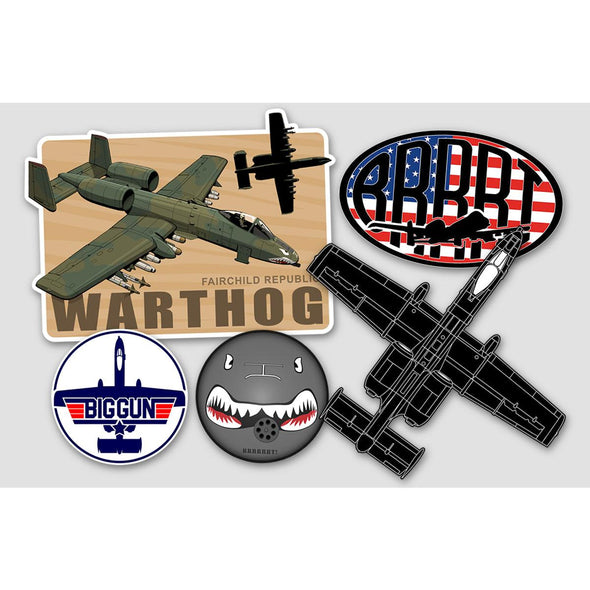 A-10 WARTHOG Sticker Pack - Mach 5