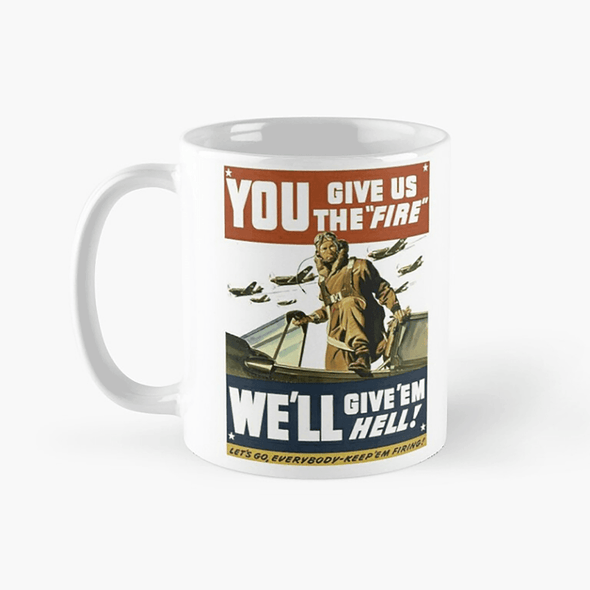 GIVE US THE FIRE Mug - Mach 5