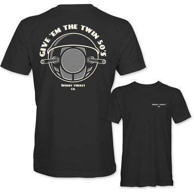 BALL TURRET 'GIVE EM THE TWIN 50'S' T-Shirt - Mach 5