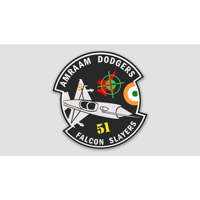 MIG-21 AMRAAM DODGERS Sticker - Mach 5