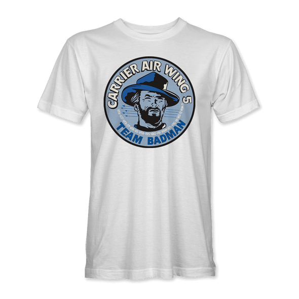 CARRIER AIR WING 5 'TEAM BADMAN' T-Shirt - Mach 5