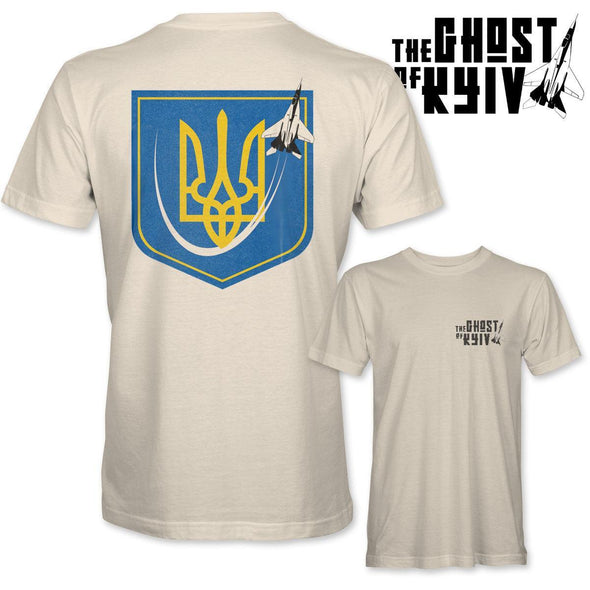 UKRAINE COAT OF ARMS 'THE GHOST OF KYIV' T-Shirt - Mach 5