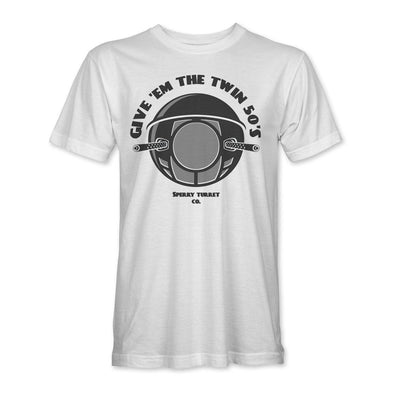 SPERRY BALL TURRET 'GIVE EM THE TWIN 50'S' T-Shirt - Mach 5