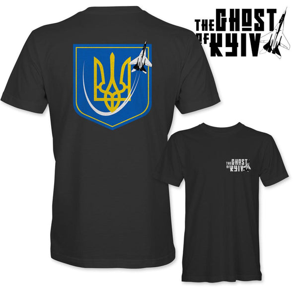 UKRAINE COAT OF ARMS 'THE GHOST OF KYIV' T-Shirt - Mach 5