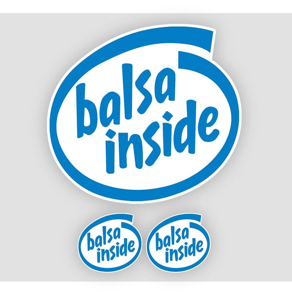 BALSA INSIDE Stickers - Mach 5