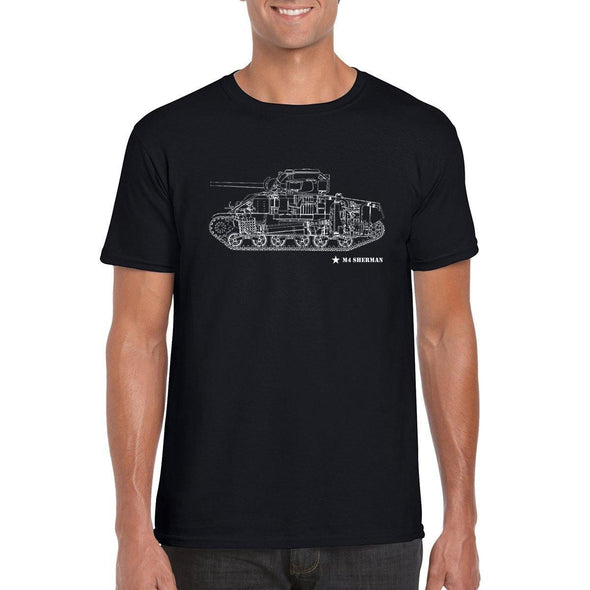 M4 SHERMAN Tank Unisex T-Shirt - Mach 5