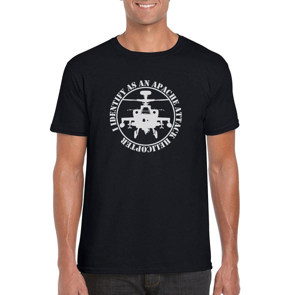 I IDENTIFY AS AN APACHE ATTACK HELICOPTER T-Shirt - Mach 5