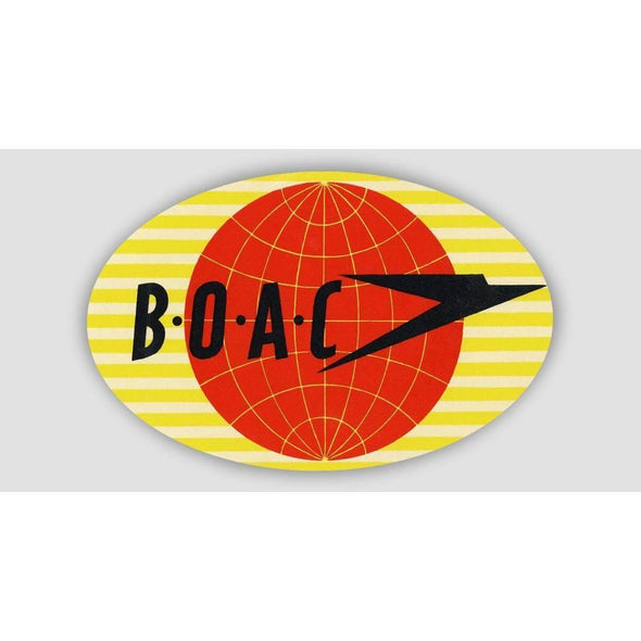 BOAC RETRO Sticker - Mach 5