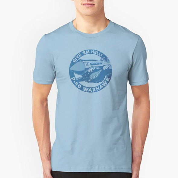 P-40 WARHAWK 'GIVE 'EM HELL!' T-Shirt - Mach 5