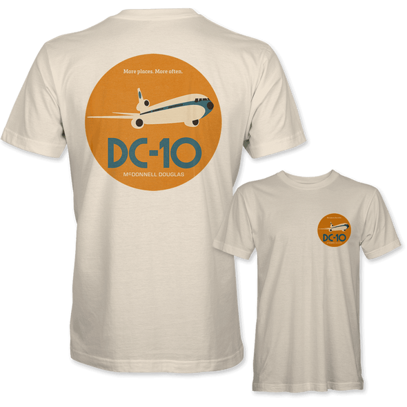 DC-10 'MORE PLACES. MORE OFTEN' T-Shirt - Mach 5