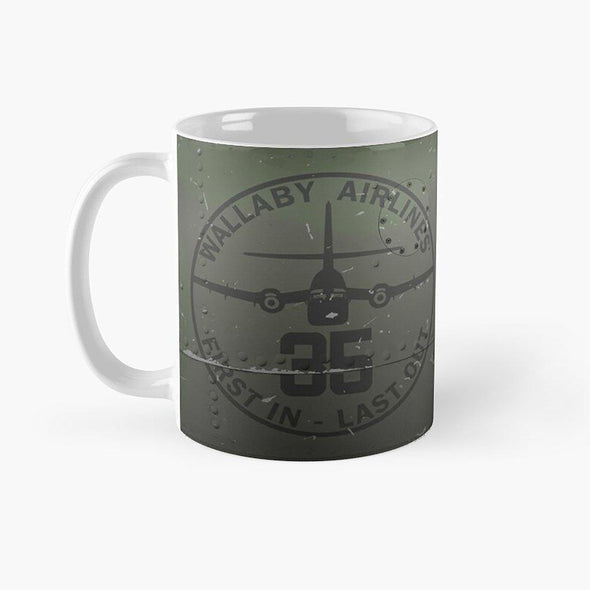 CARIBOU 'WALLABY AIRLINES' Mug - Mach 5