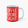 Coffee Before Flight Mug - Mach 5