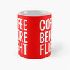 Coffee Before Flight Mug - Mach 5