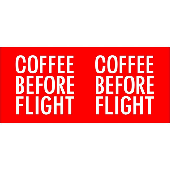 Coffee Before Flight Mug - Mach 5