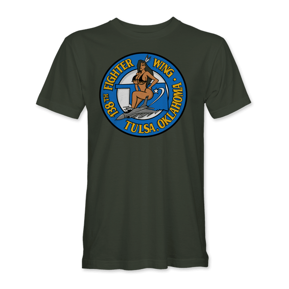 138TH FIGHTER WING TUSLA, OKLAHOMA T-Shirt - Mach 5