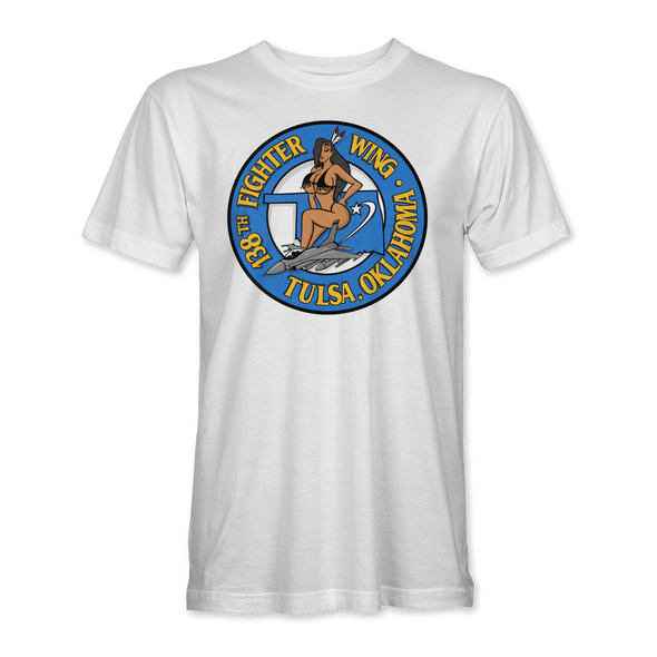 138TH FIGHTER WING TUSLA, OKLAHOMA T-Shirt - Mach 5