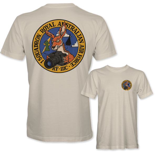 1 SQUADRON RAAF RF-111C  T-shirt - Mach 5