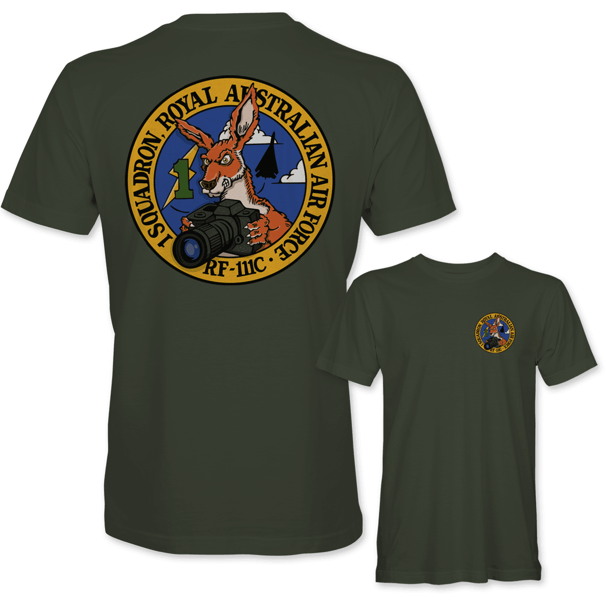 1 SQUADRON RAAF RF 111C T shirt Mach 5