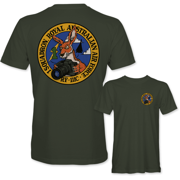 1 SQUADRON RAAF RF-111C  T-shirt - Mach 5