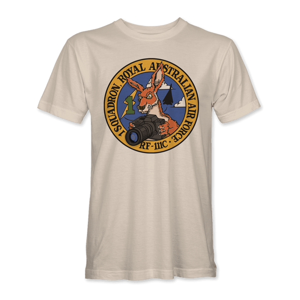 1 SQUADRON RAAF RF-111C  T-shirt - Mach 5