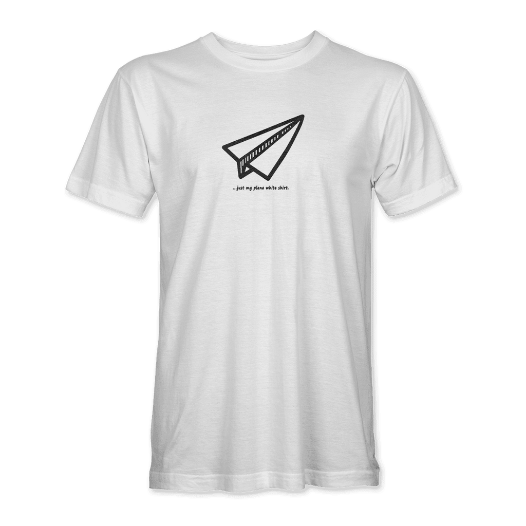 JUST A PLANE WHITE T Shirt Mach 5