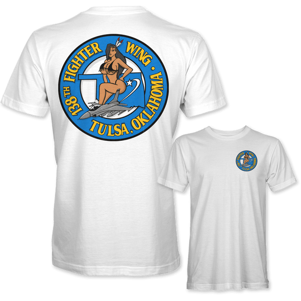 138TH FIGHTER WING TUSLA, OKLAHOMA T-Shirt - Mach 5