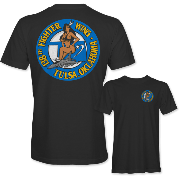 138TH FIGHTER WING TUSLA, OKLAHOMA T-Shirt - Mach 5