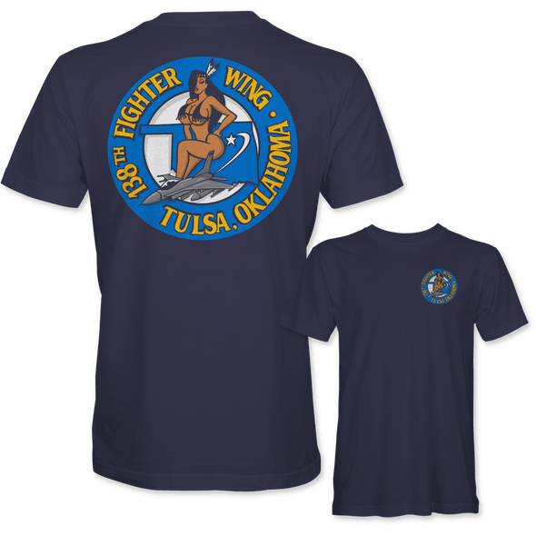 138TH FIGHTER WING TUSLA, OKLAHOMA T-Shirt - Mach 5