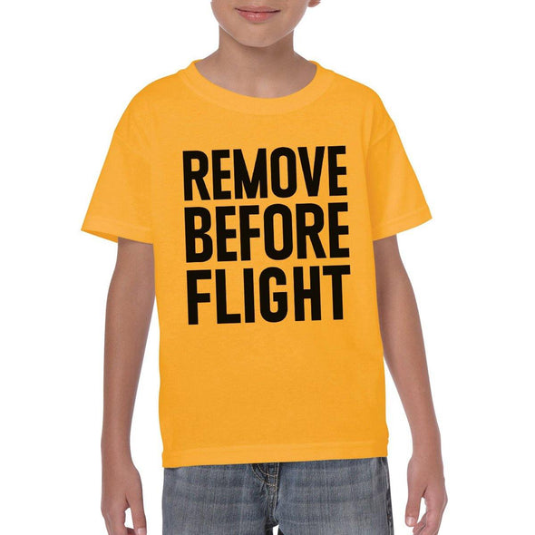 REMOVE BEFORE FLIGHT Youth Semi-Fitted T-Shirt - Mach 5
