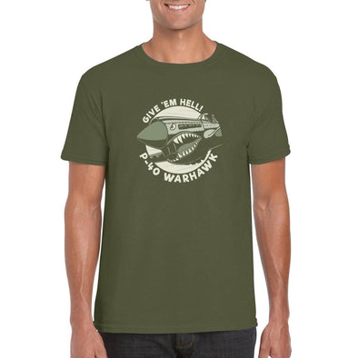 P-40 WARHAWK 'GIVE 'EM HELL!' T-Shirt - Mach 5