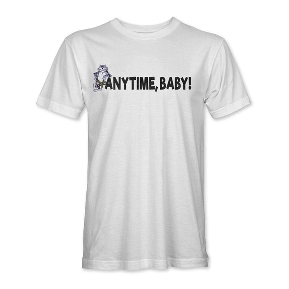 F-14 TOMCAT 'ANYTIME, BABY!' T-Shirt - Mach 5