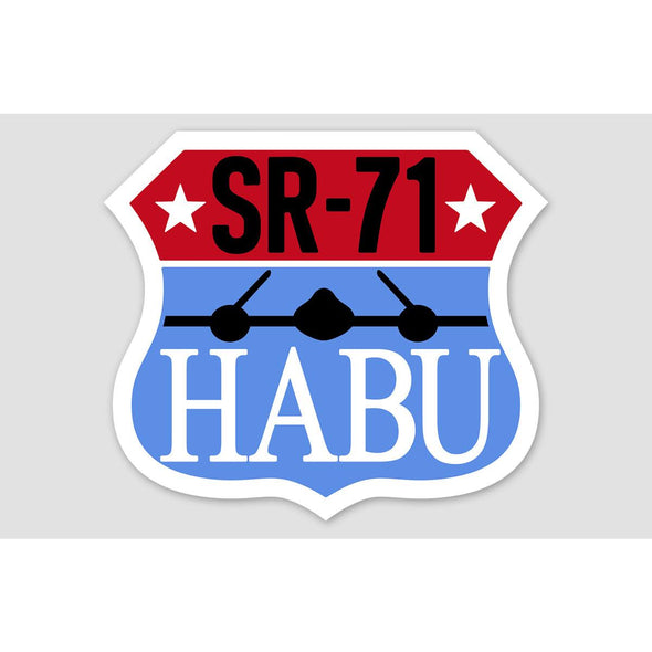 SR-71 'HABU' Sticker - Mach 5