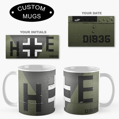 CUSTOMISABLE HE111 & JU87 Mug - Mach 5