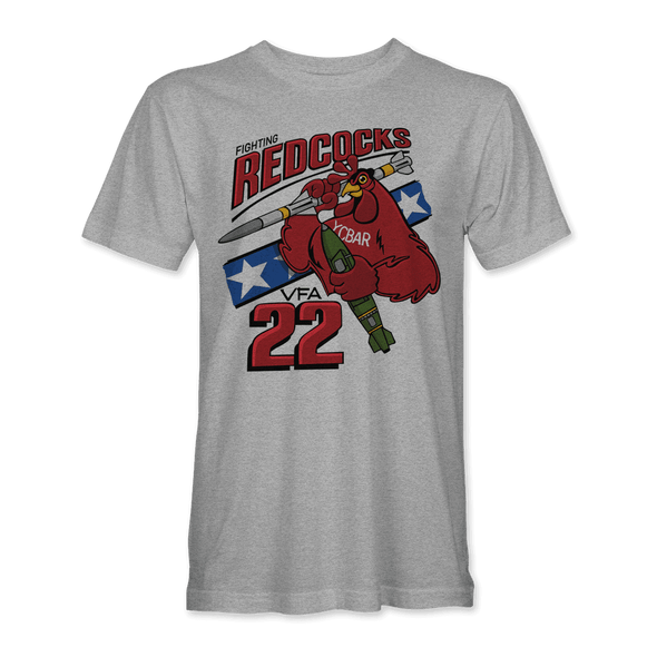 VFA-22 'FIGHTING REDCOCKS' T-shirt - Mach 5