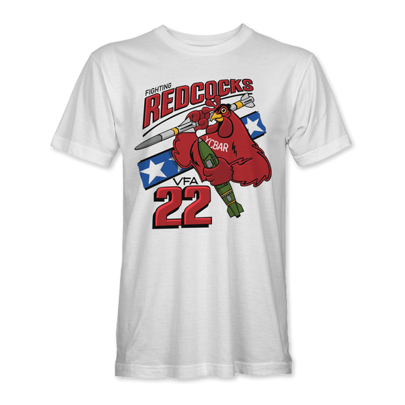 VFA-22 'FIGHTING REDCOCKS' T-shirt - Mach 5