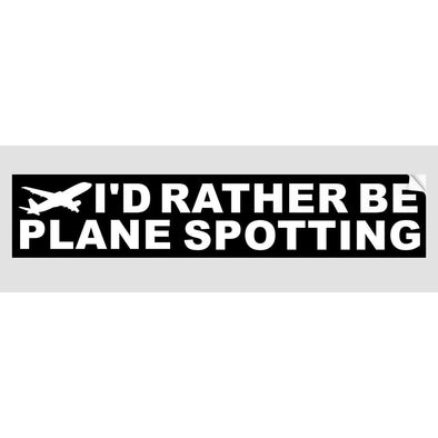 ID RATHER BE PLANE SPOTTING Sticker - Mach 5