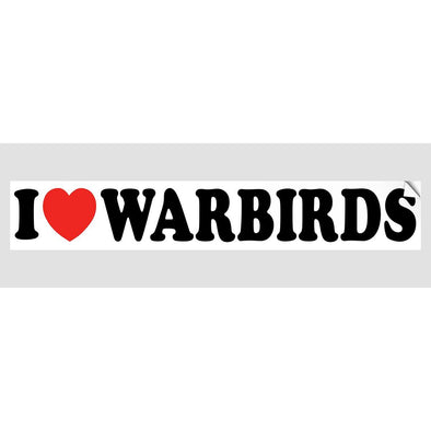 I LOVE WARBIRDS Sticker - Mach 5
