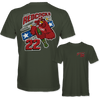 VFA-22 'FIGHTING REDCOCKS' T-shirt - Mach 5