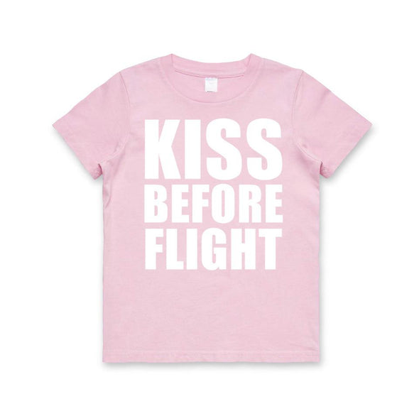 KISS BEFORE FLIGHT Kids T-shirt - Mach 5