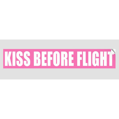 KISS BEFORE FLIGHT Sticker - Mach 5
