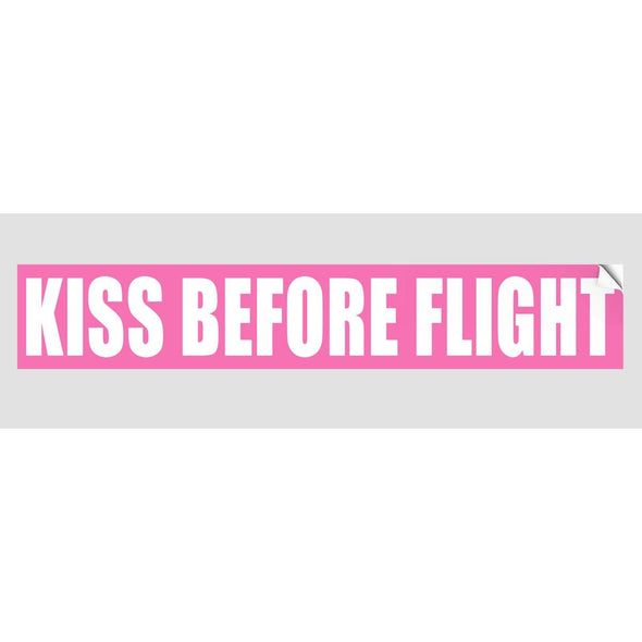 KISS BEFORE FLIGHT Sticker - Mach 5